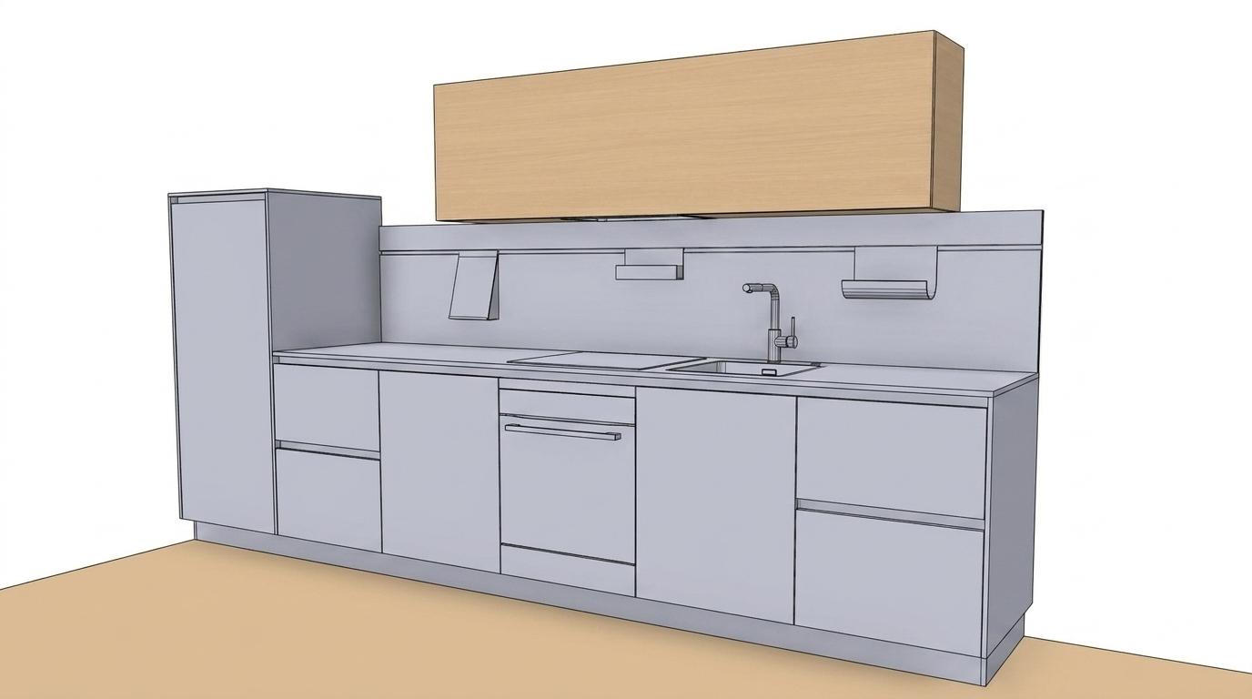 3D-Planung der Küche