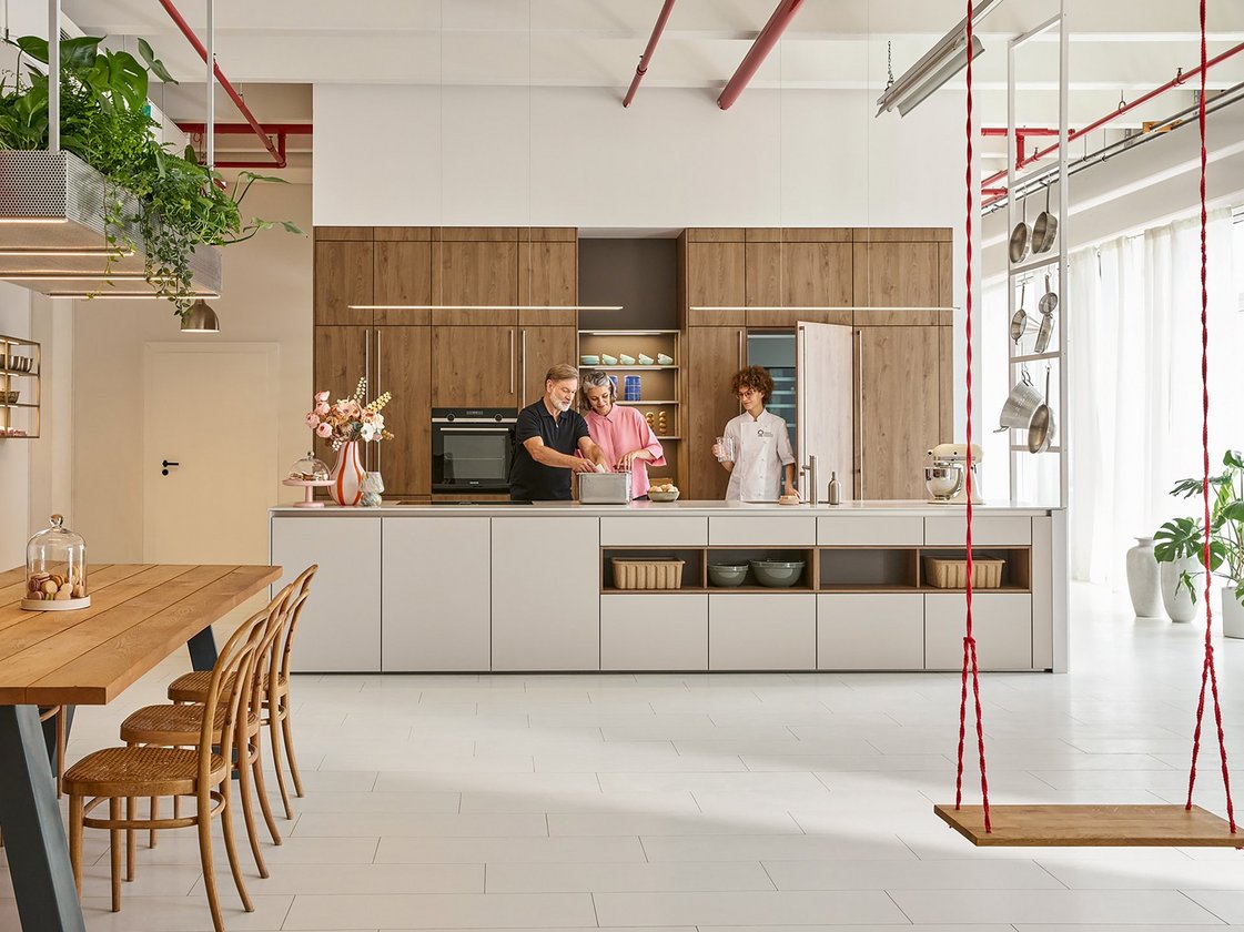 Familienküche im Landhausstil